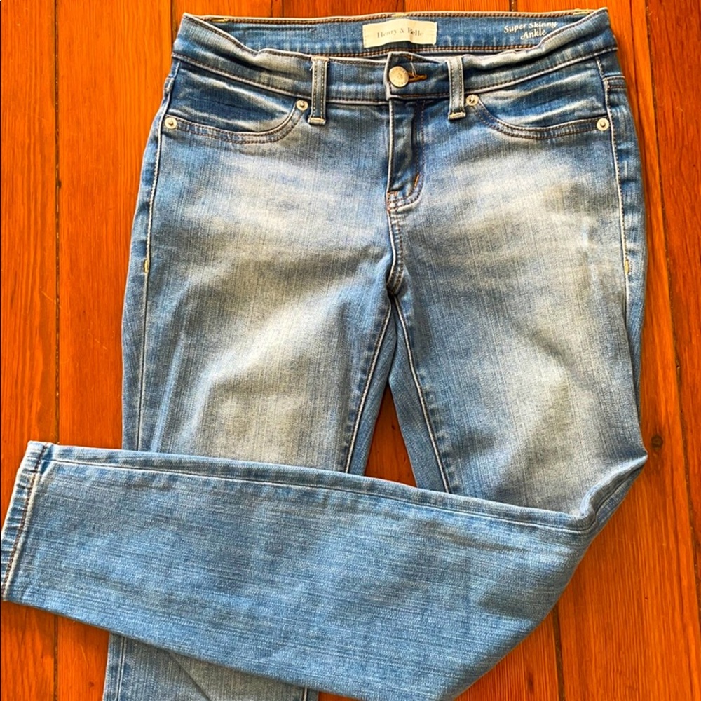 Size: 26 Henry & Belle Super Skinny Ankle Jeans
